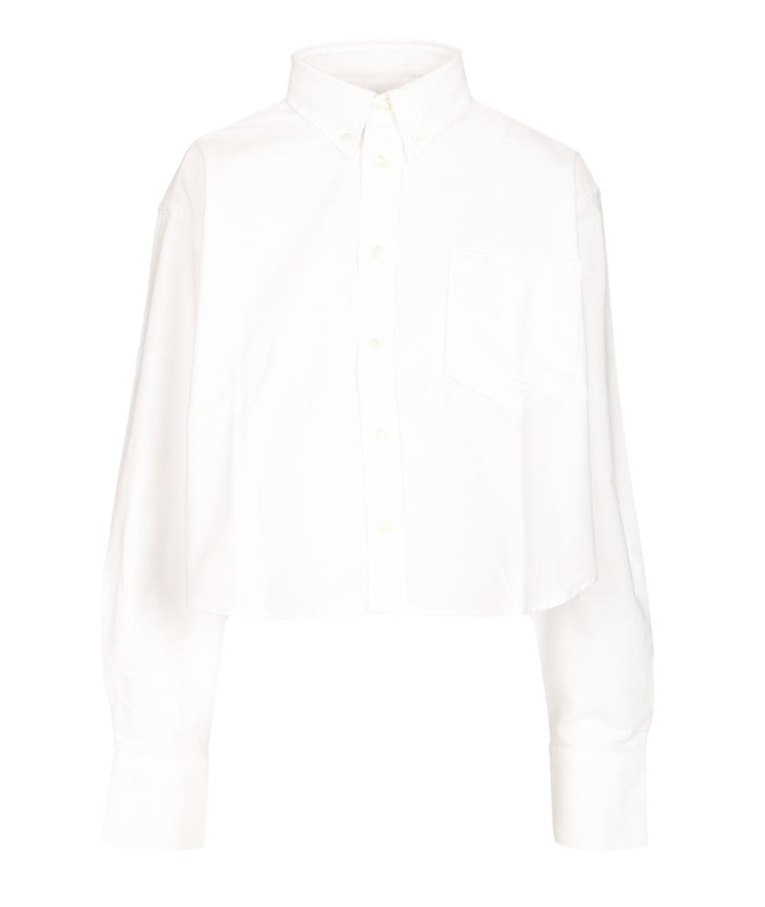 Ami Paris Белая хлопковая рубашка, фото 1