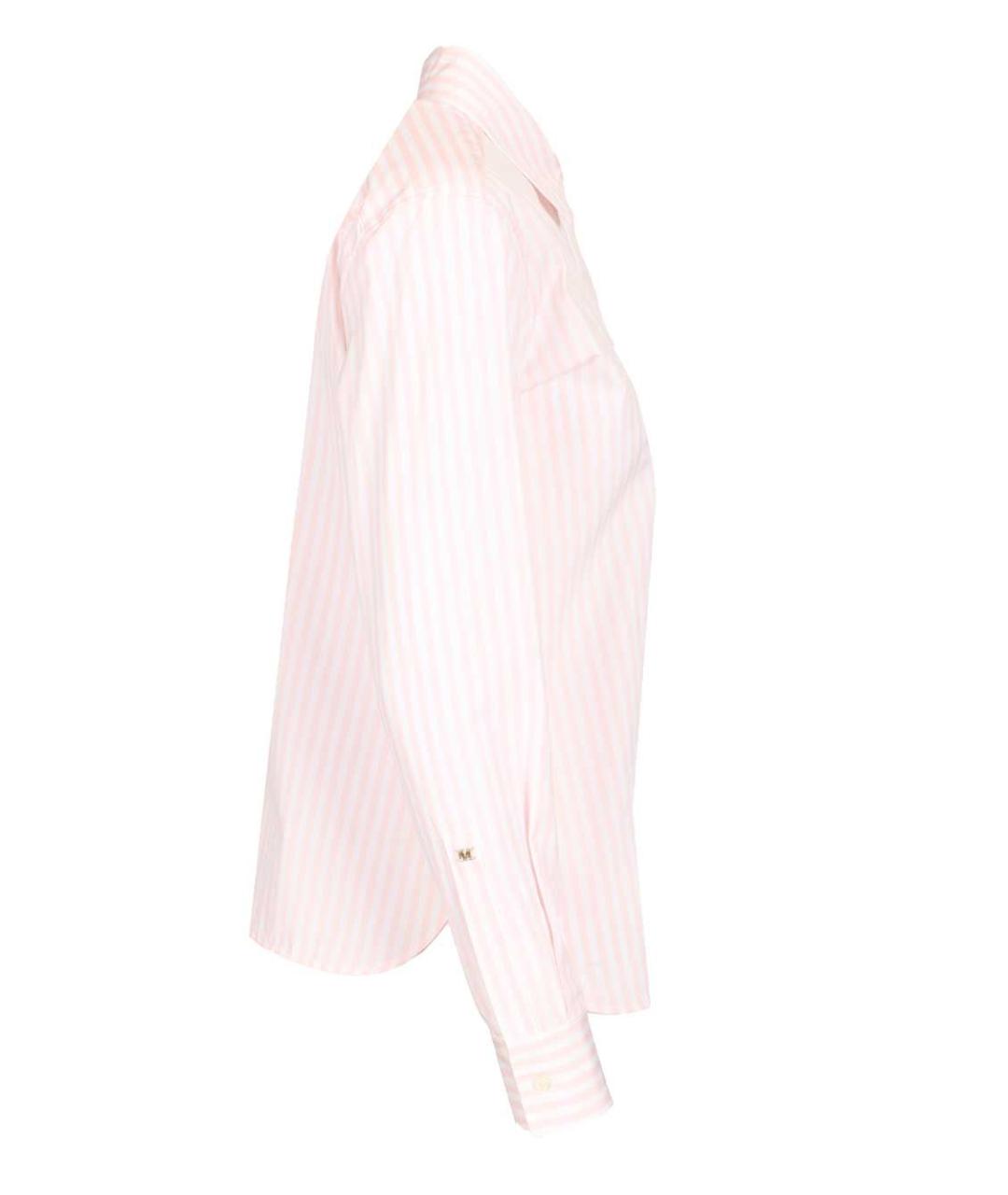 MAX MARA Розовая хлопковая рубашка, фото 3