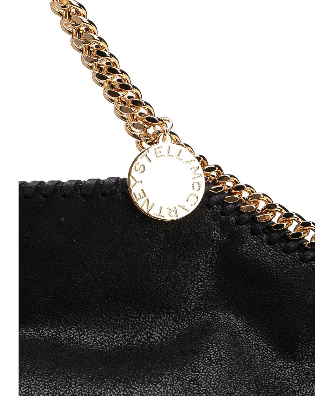 STELLA MCCARTNEY Черная сумка тоут из искусственной кожи, фото 5