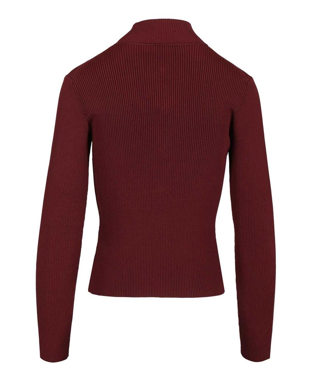 SELF-PORTRAIT Бордовый вискозный джемпер / свитер, фото 2