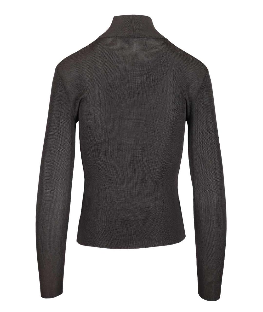 SELF-PORTRAIT Серая вискозная водолазка, фото 2