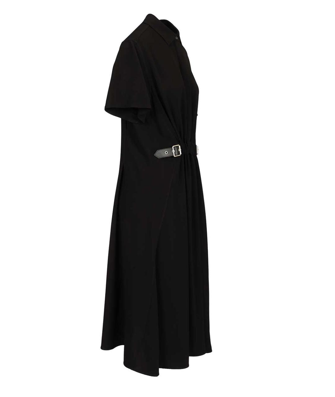 LOEWE Черное вискозное повседневное платье, фото 3