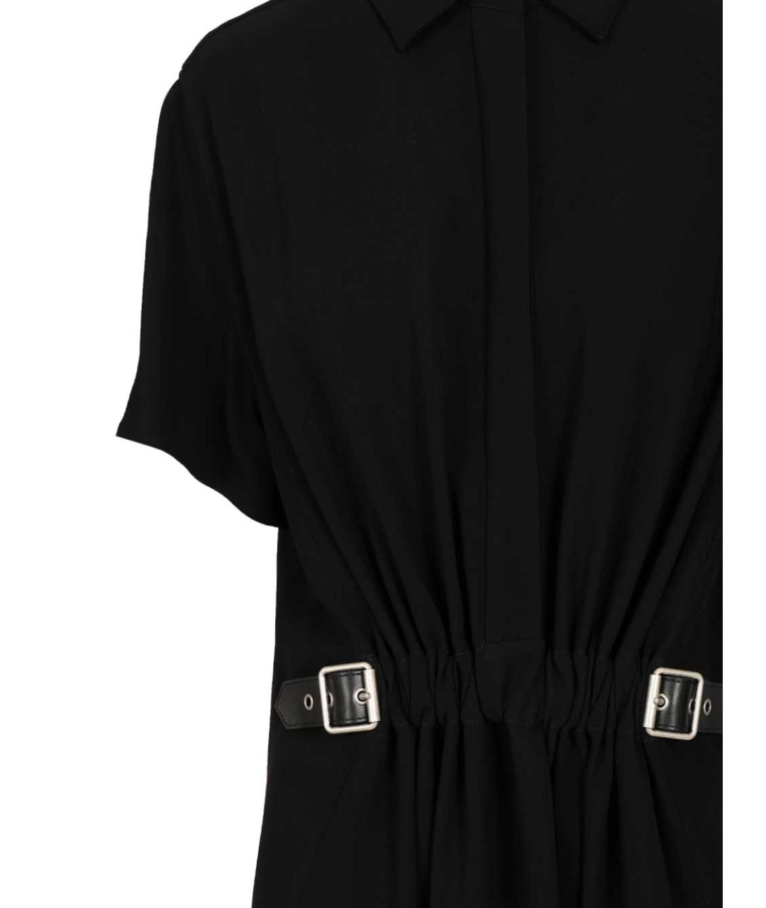 LOEWE Черное вискозное повседневное платье, фото 5