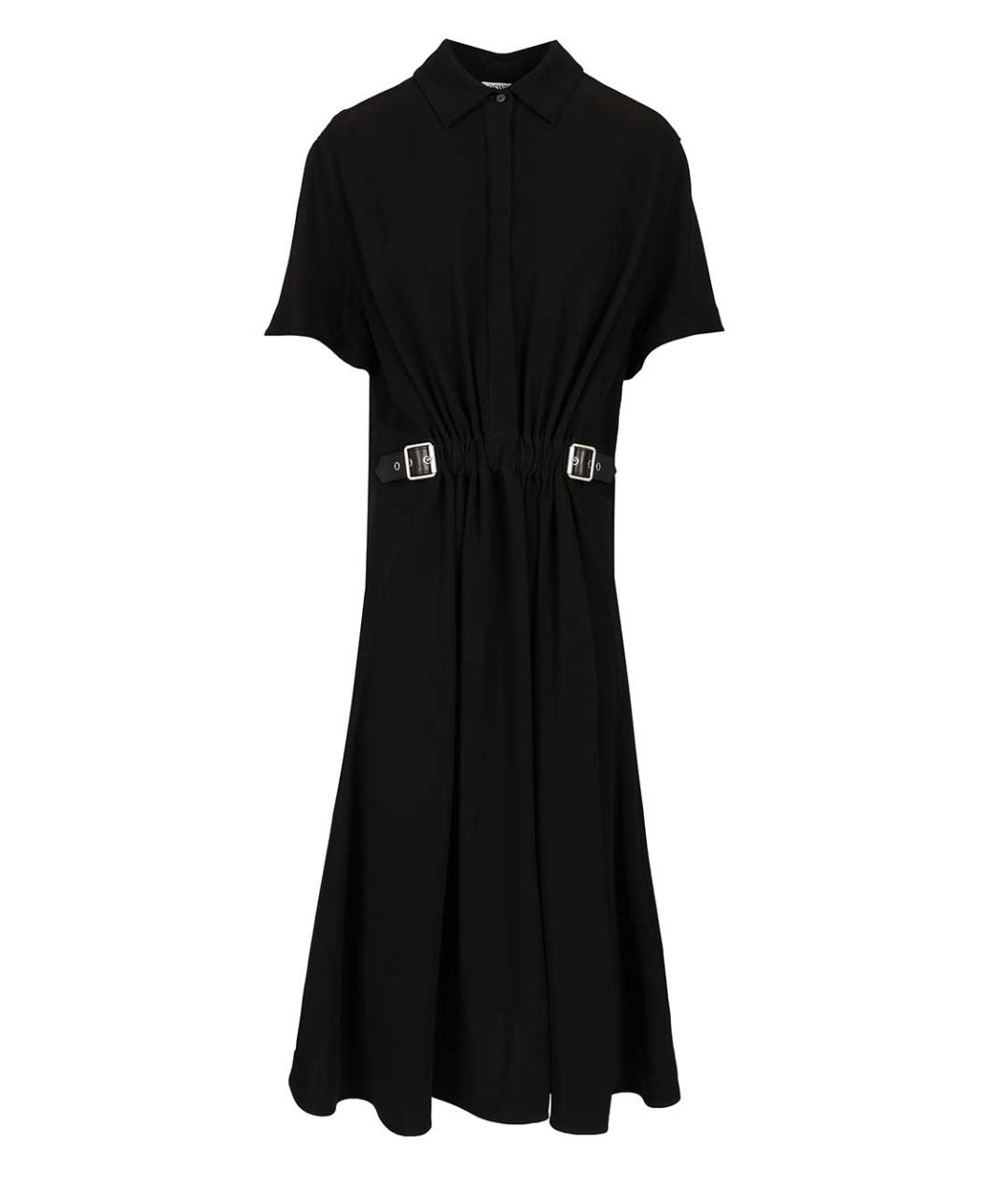 LOEWE Черное вискозное повседневное платье, фото 1