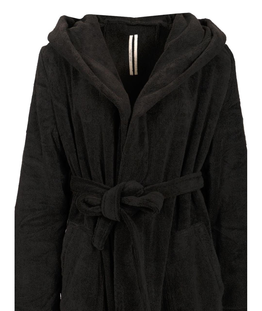 RICK OWENS Черный халаты, фото 4