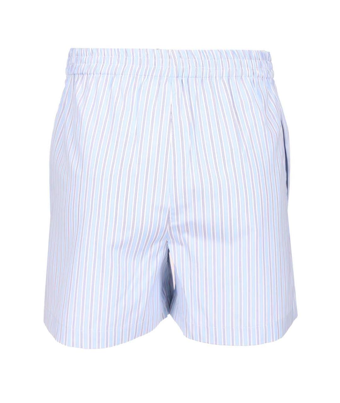 THE ATTICO Голубые хлопковые шорты, фото 2