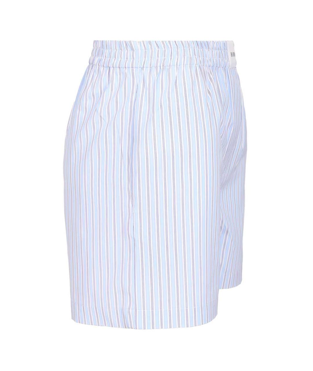 THE ATTICO Голубые хлопковые шорты, фото 3