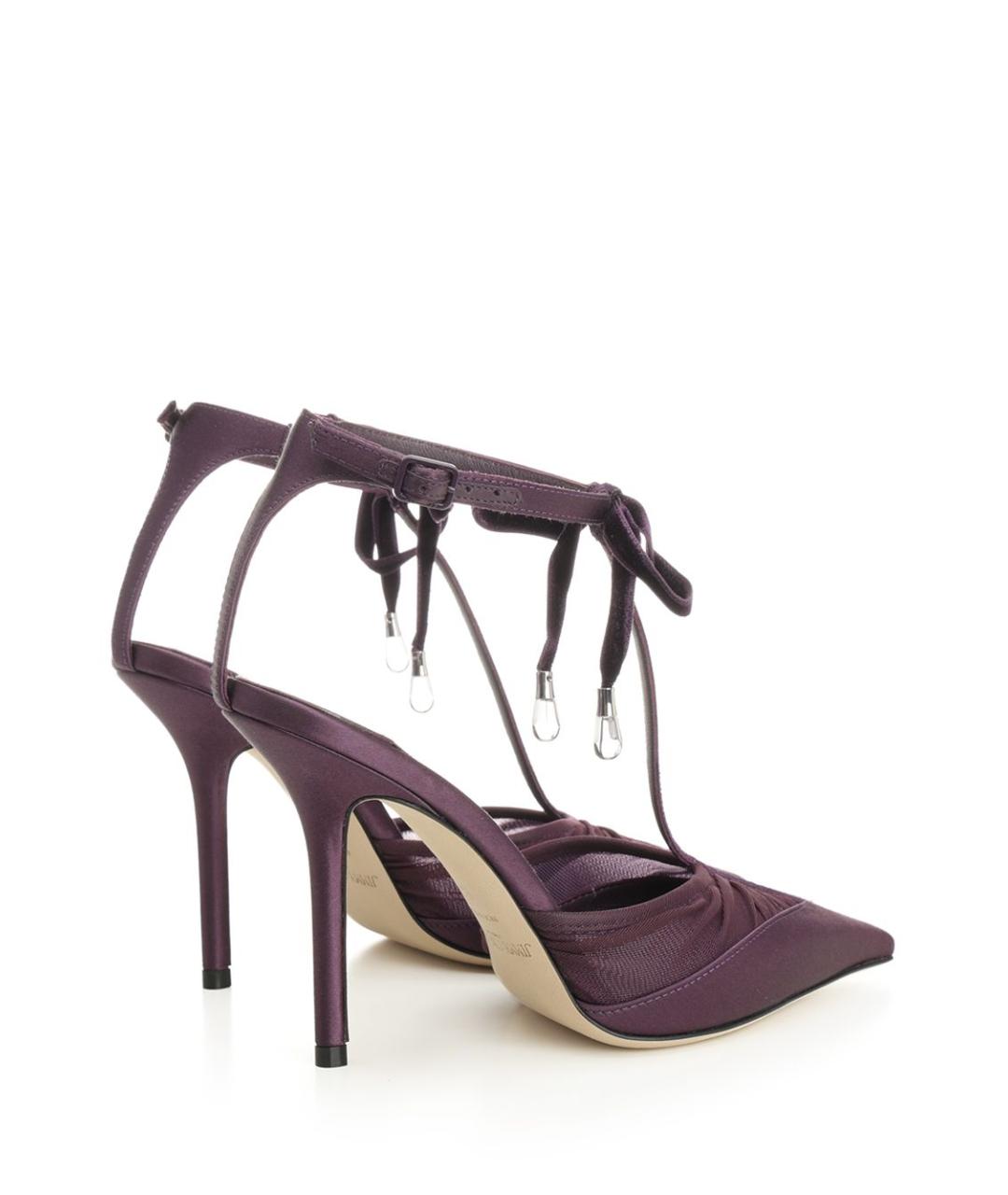 JIMMY CHOO Фиолетовые текстильные туфли, фото 3