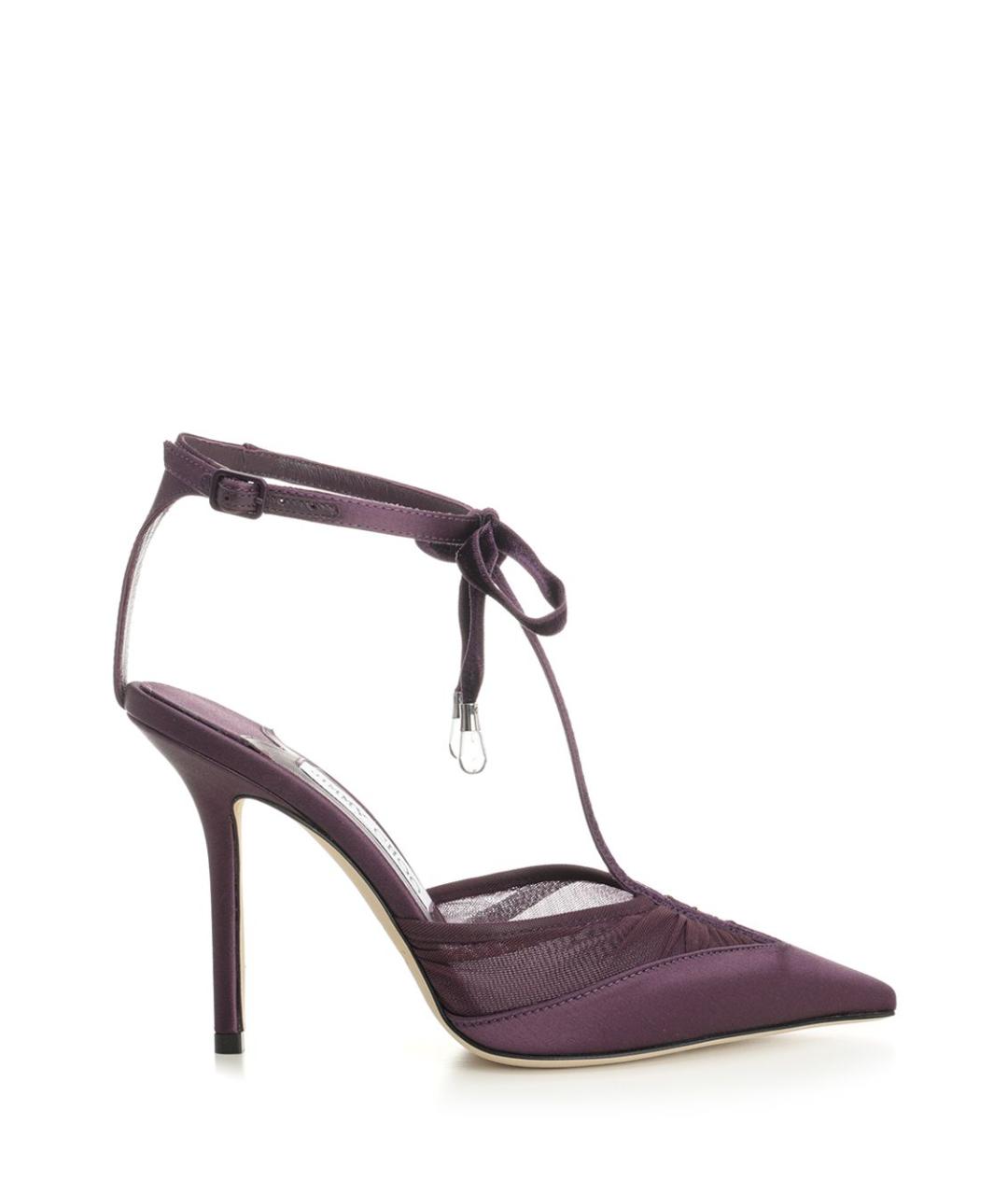 JIMMY CHOO Фиолетовые текстильные туфли, фото 1