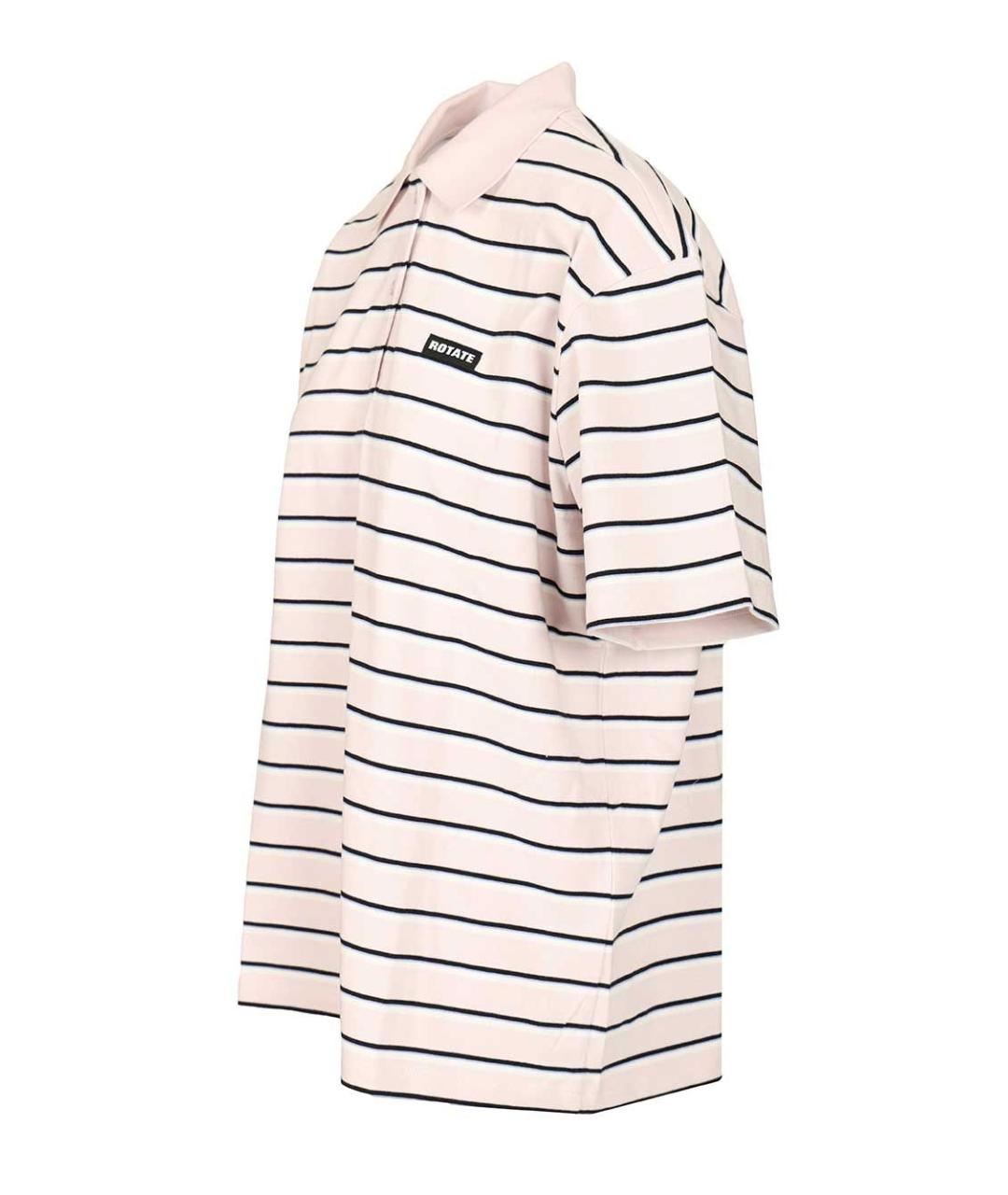 ROTATE Розовая хлопковая футболка, фото 3