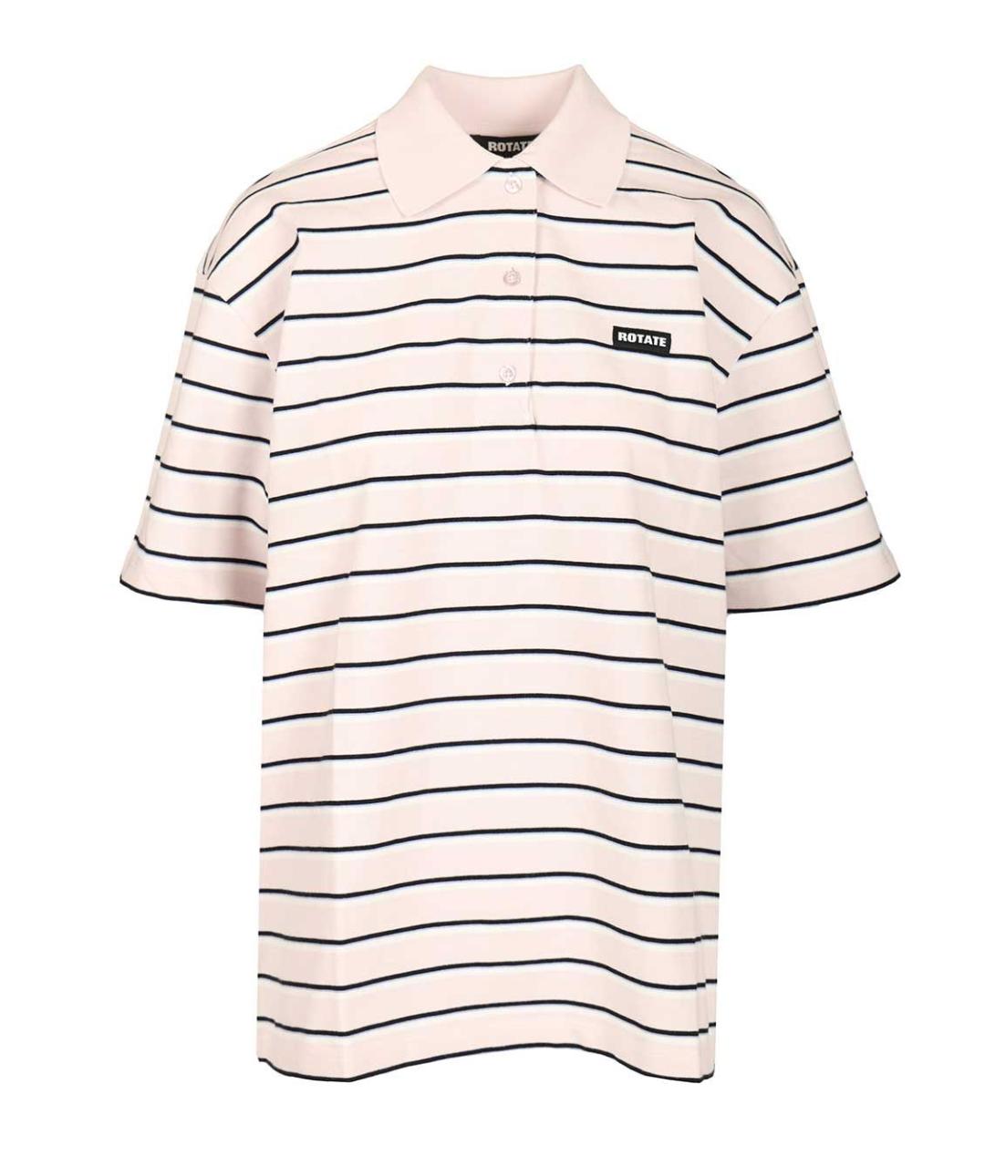 ROTATE Розовая хлопковая футболка, фото 1