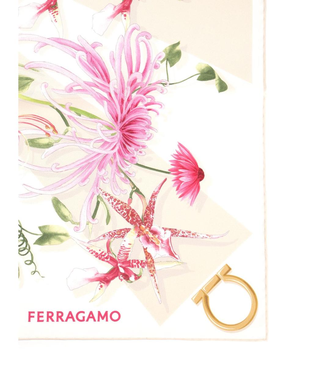 FERRAGAMO Мульти шелковый шарф, фото 2