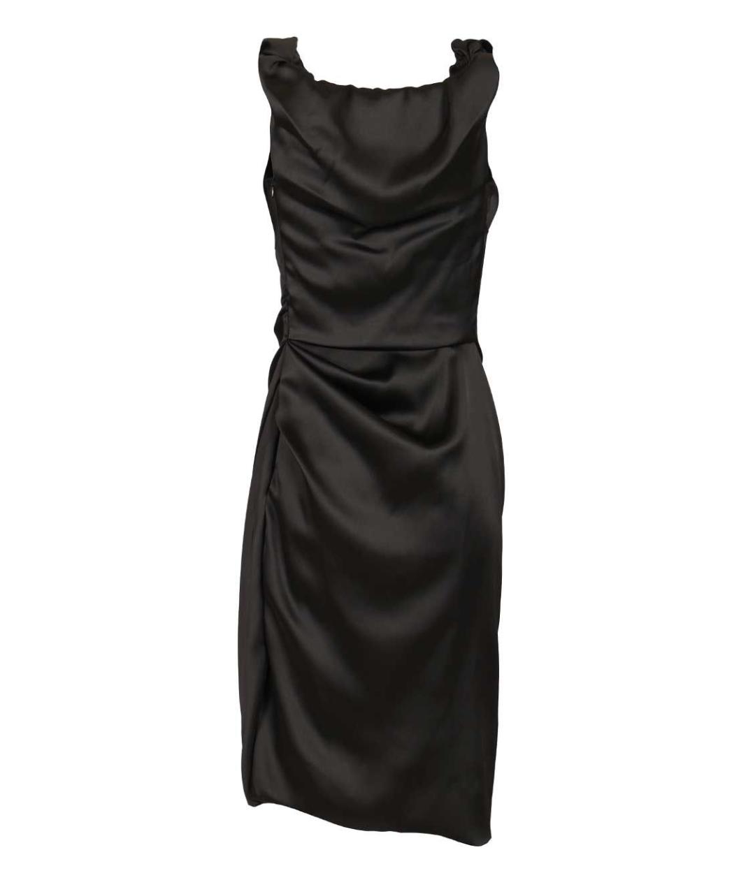 VIVIENNE WESTWOOD Черное полиэстеровое платье, фото 2