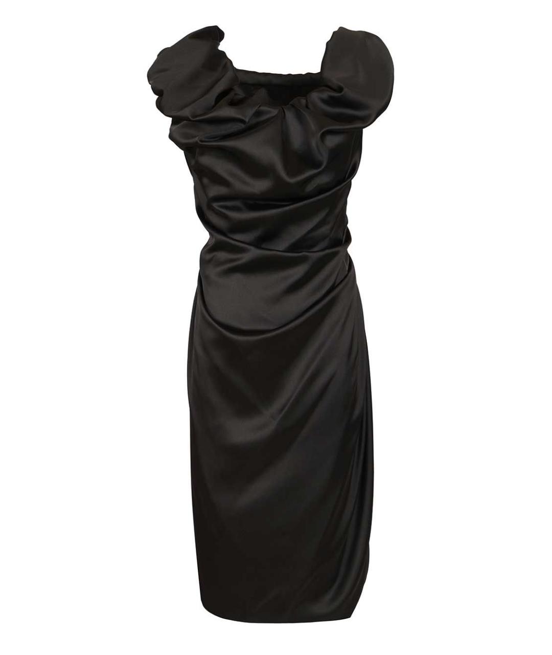 VIVIENNE WESTWOOD Черное полиэстеровое платье, фото 1