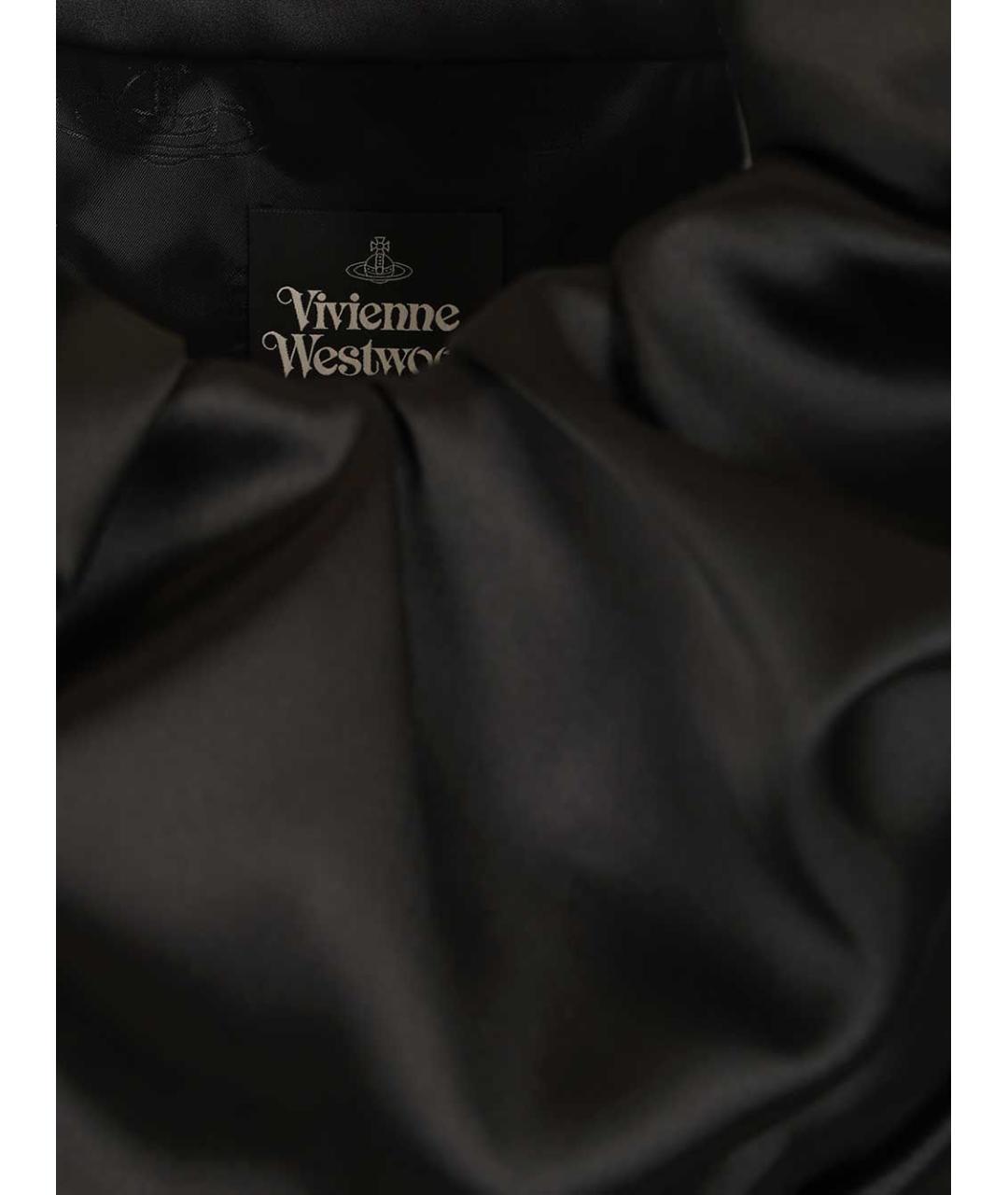 VIVIENNE WESTWOOD Черное полиэстеровое платье, фото 4