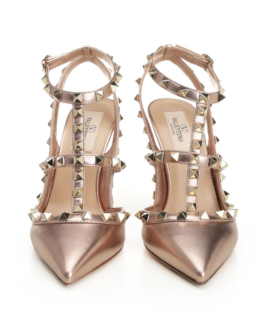 VALENTINO Розовые кожаные туфли, фото 5