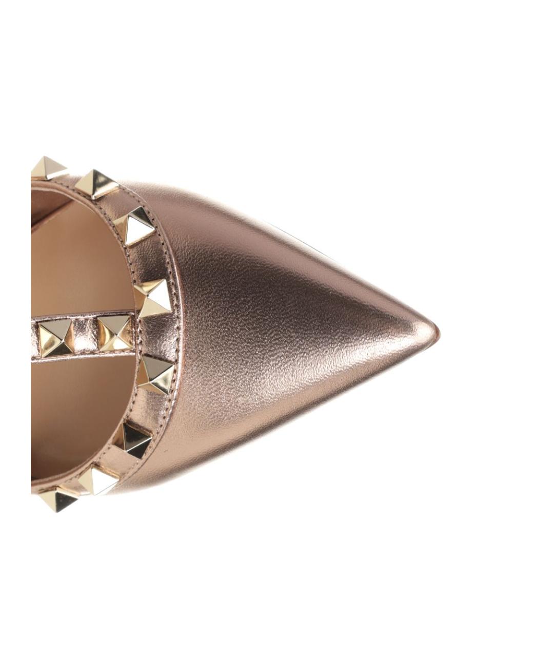 VALENTINO Розовые кожаные туфли, фото 4