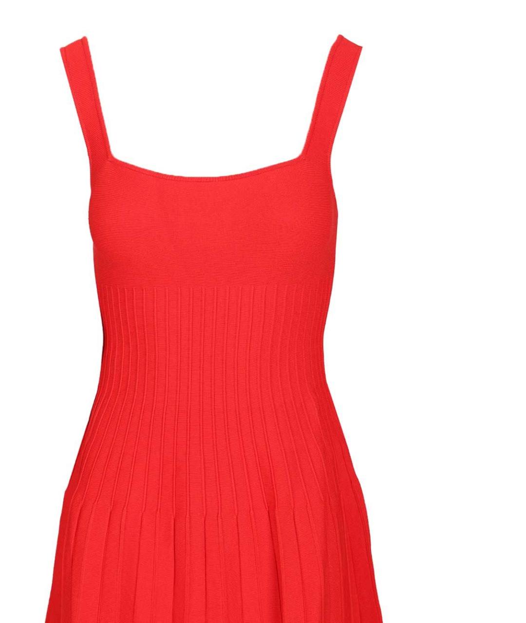 STAUD Красное вискозное платье, фото 4