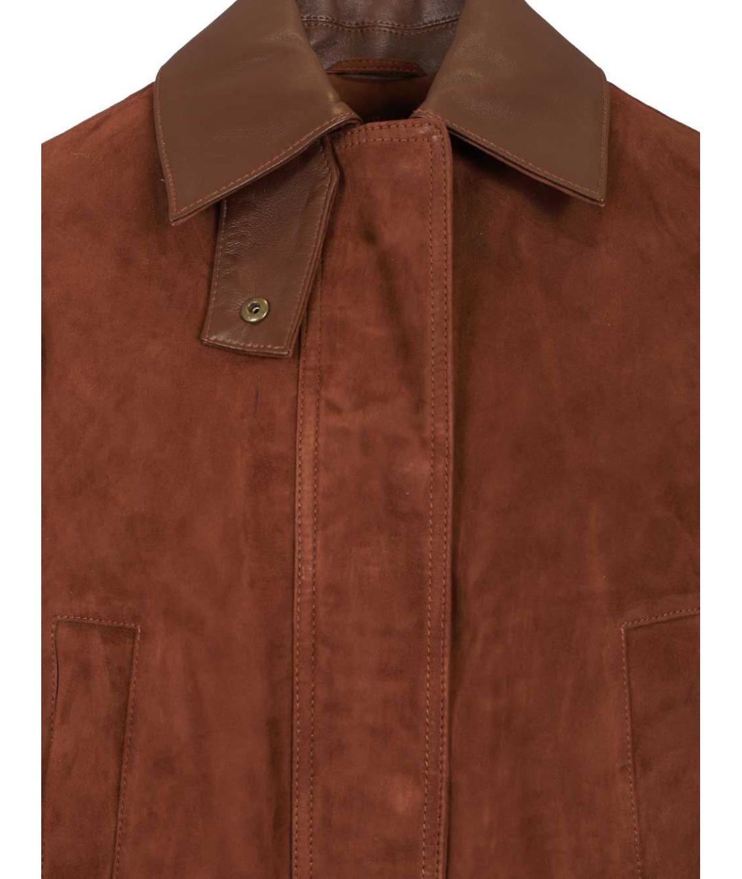 ARMA Коричневая замшевая куртка, фото 4