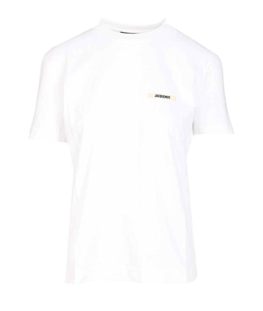 JACQUEMUS Черная хлопковая футболка, фото 1