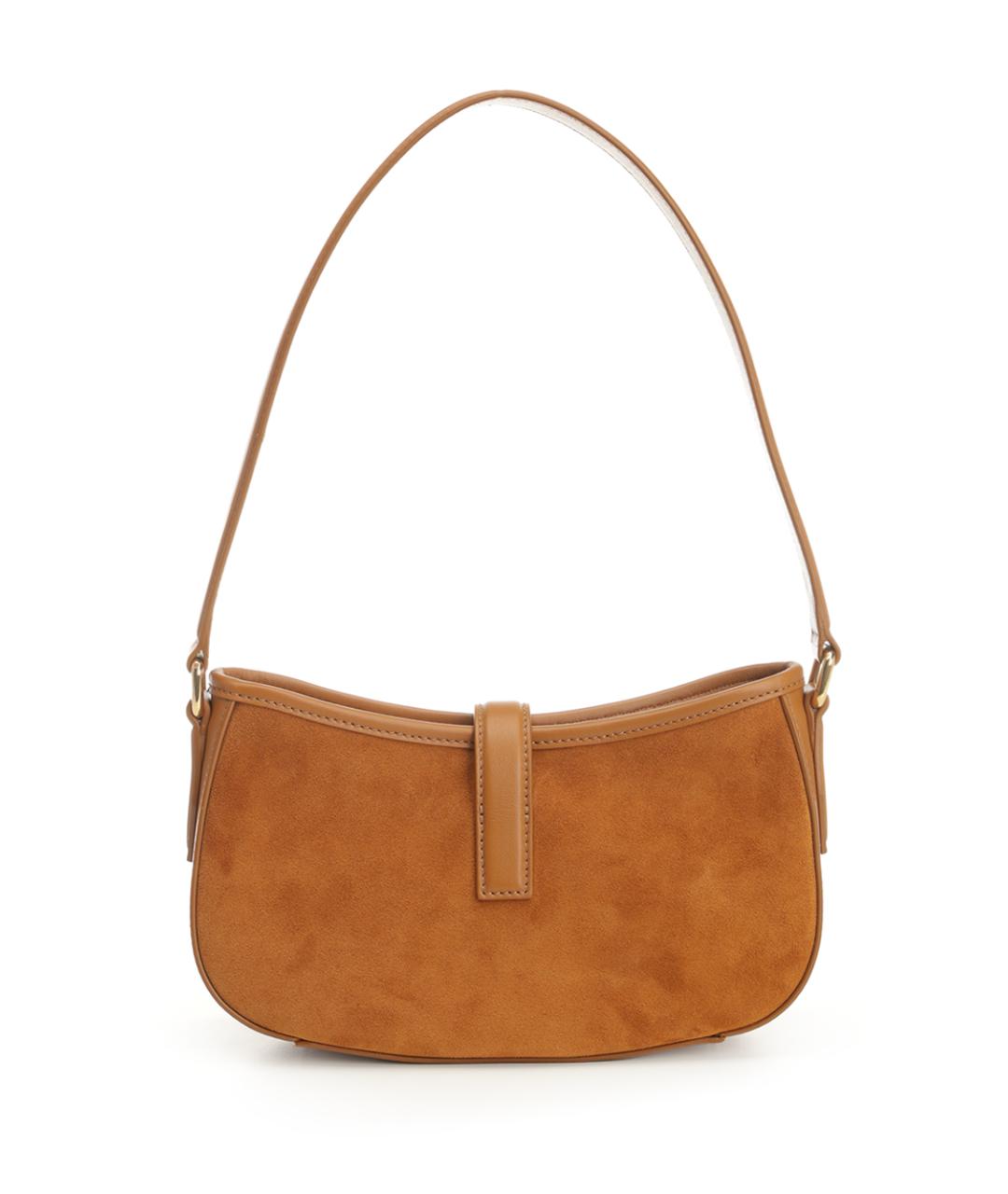 ALEXANDER MCQUEEN Коричневая замшевая сумка через плечо, фото 3