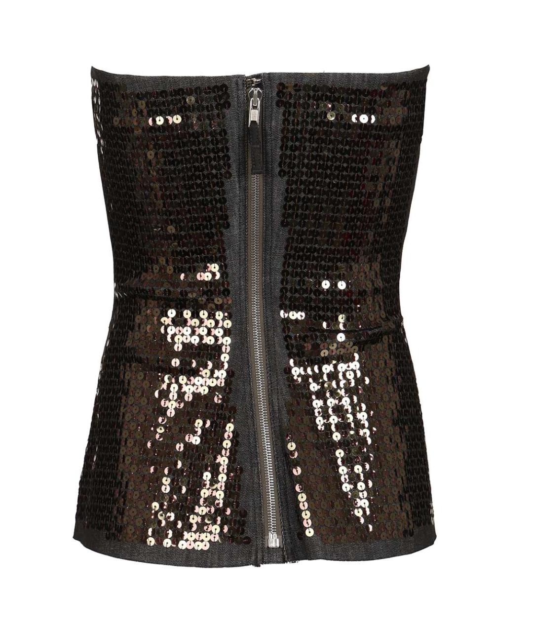 RICK OWENS Черная полиамидовая блузы, фото 2