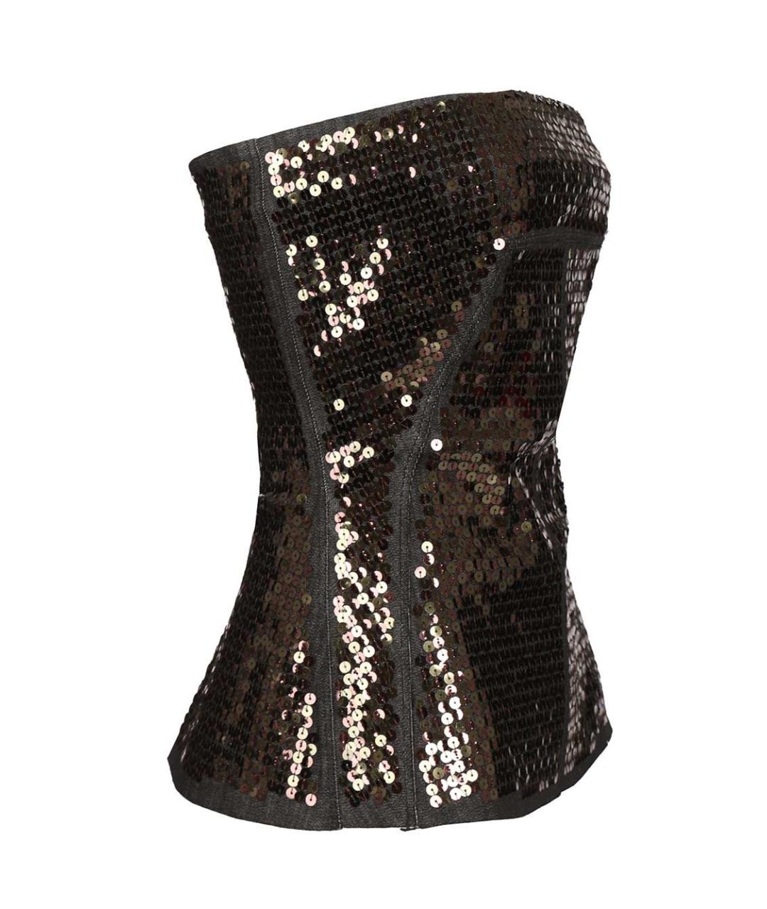 RICK OWENS Черная полиамидовая блузы, фото 3