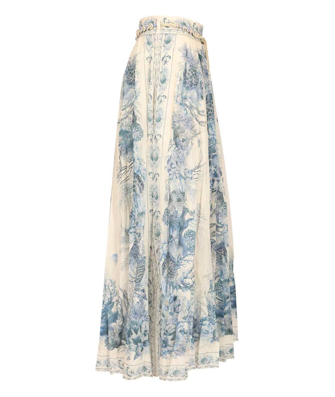 ZIMMERMANN Мульти хлопковая юбка миди, фото 3