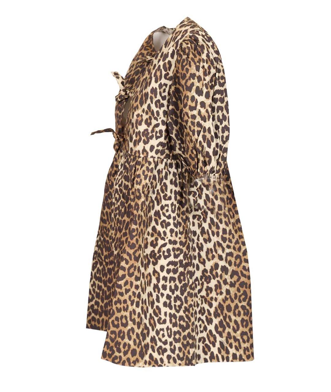 GANNI Мульти хлопковое повседневное платье, фото 3