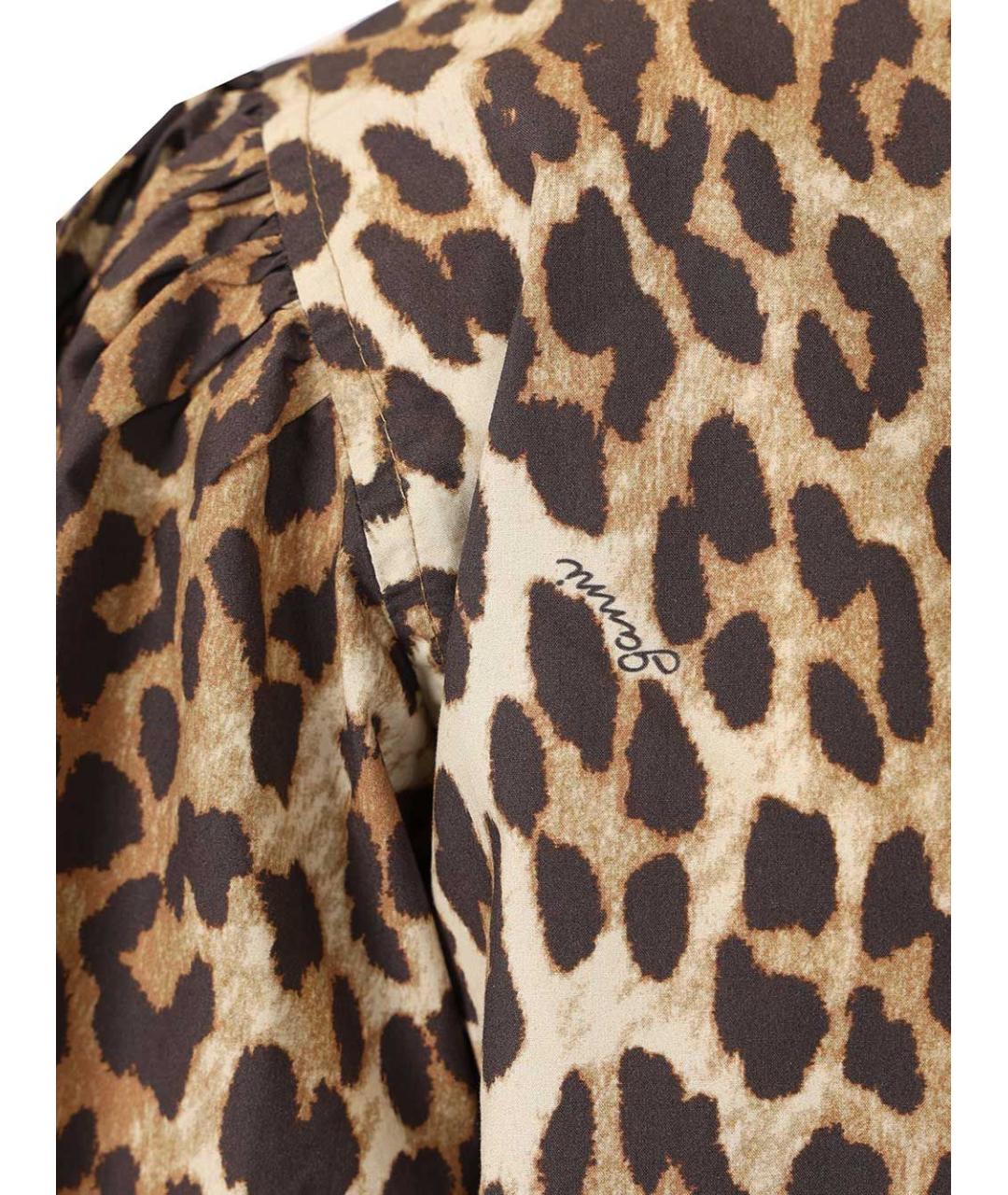 GANNI Мульти хлопковое повседневное платье, фото 5