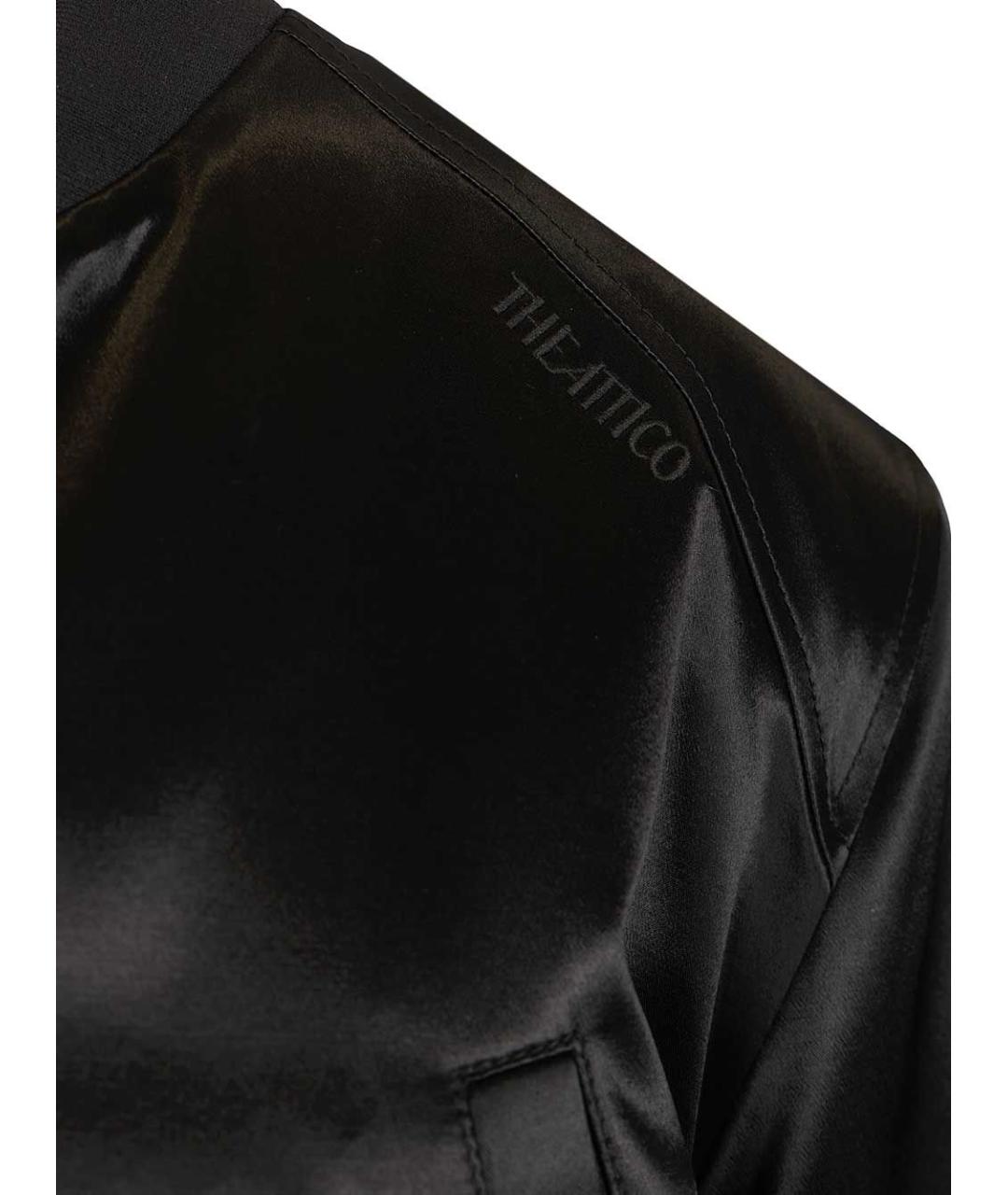 THE ATTICO Черная полиамидовая куртка, фото 5