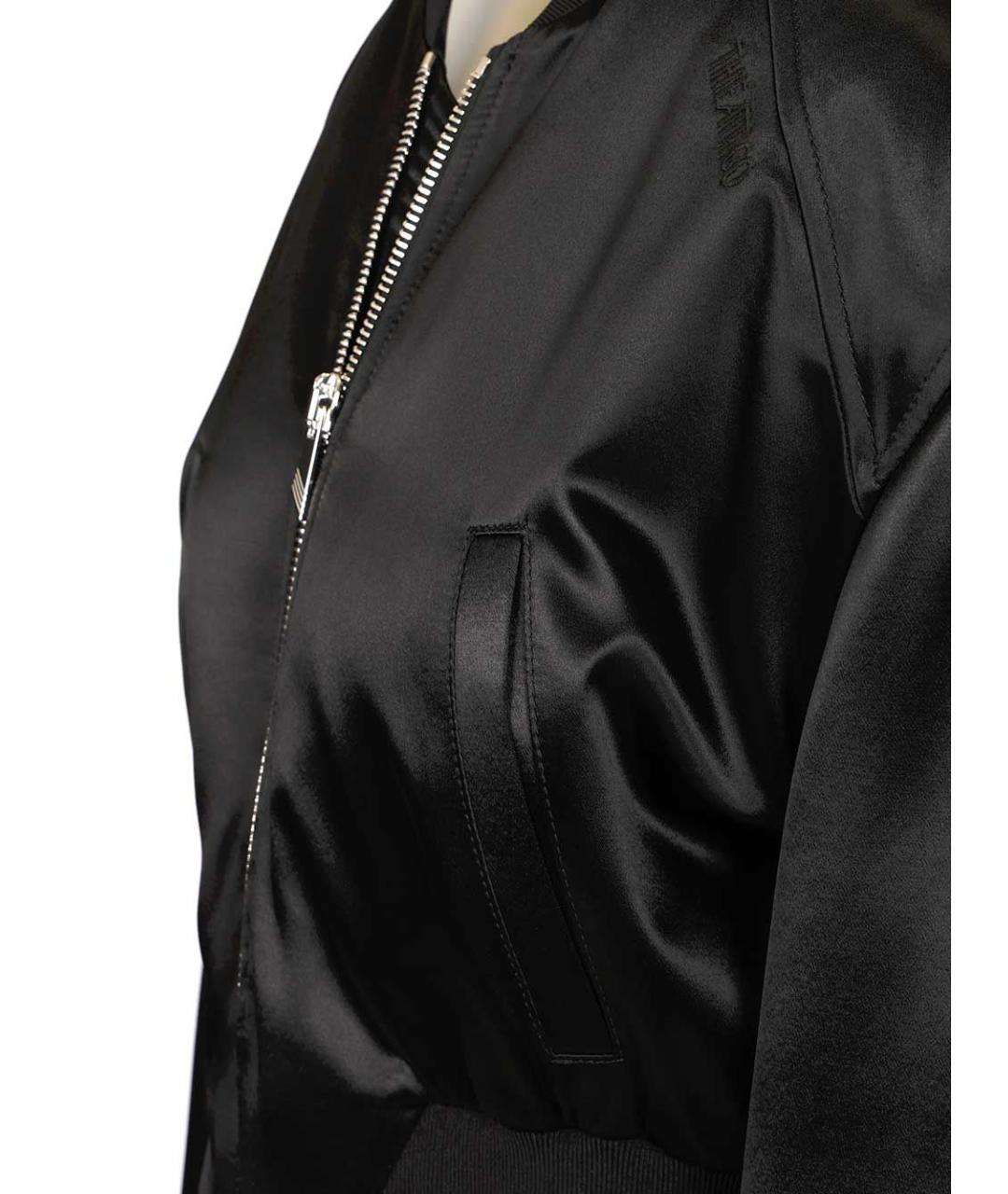 THE ATTICO Черная полиамидовая куртка, фото 4