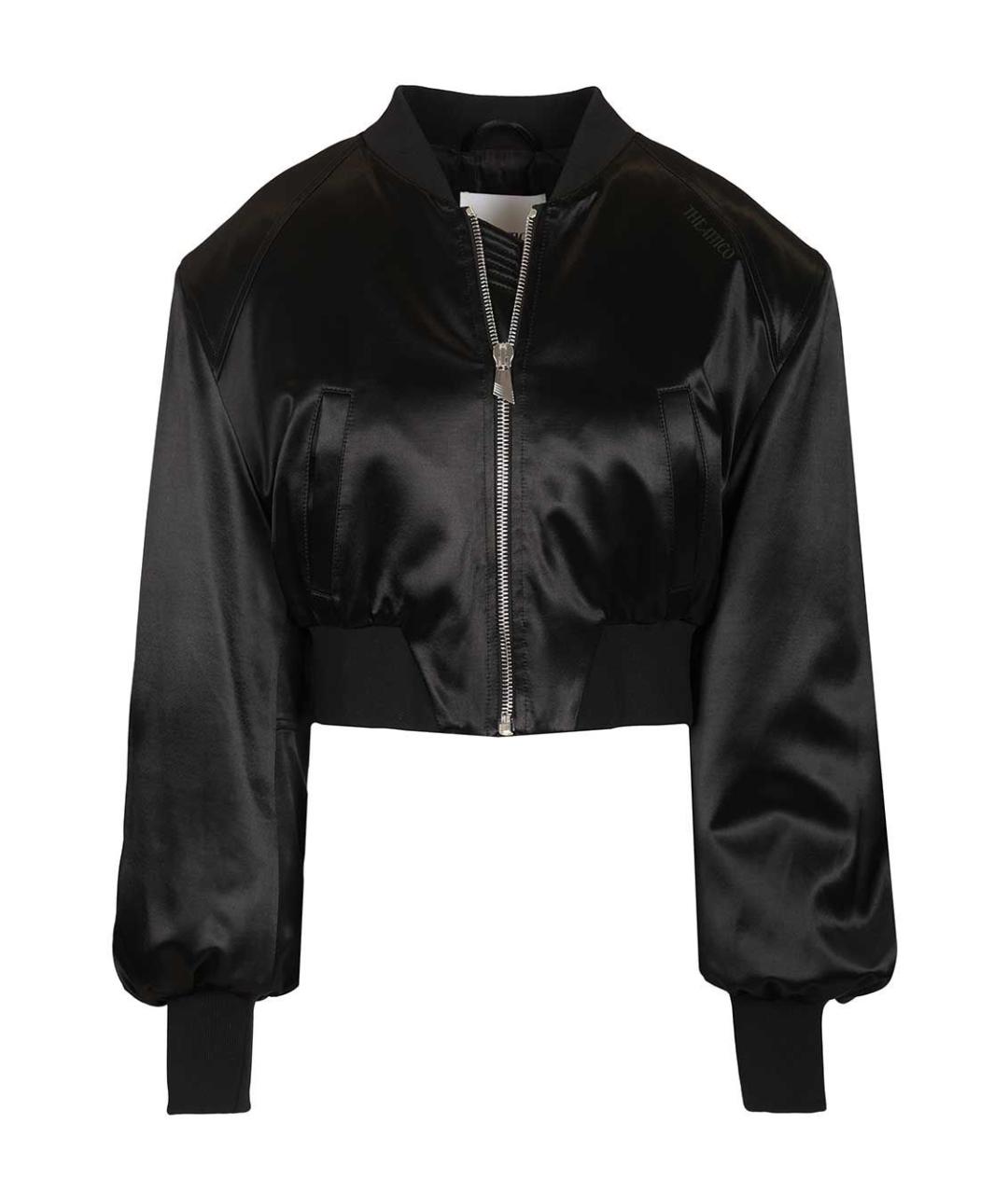 THE ATTICO Черная полиамидовая куртка, фото 1