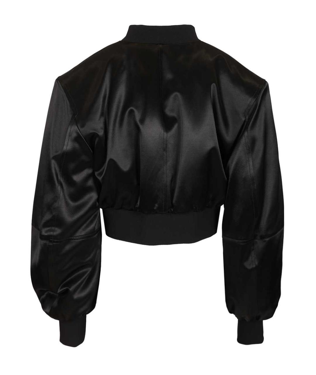 THE ATTICO Черная полиамидовая куртка, фото 2