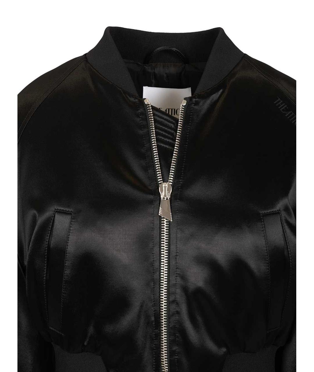THE ATTICO Черная полиамидовая куртка, фото 3