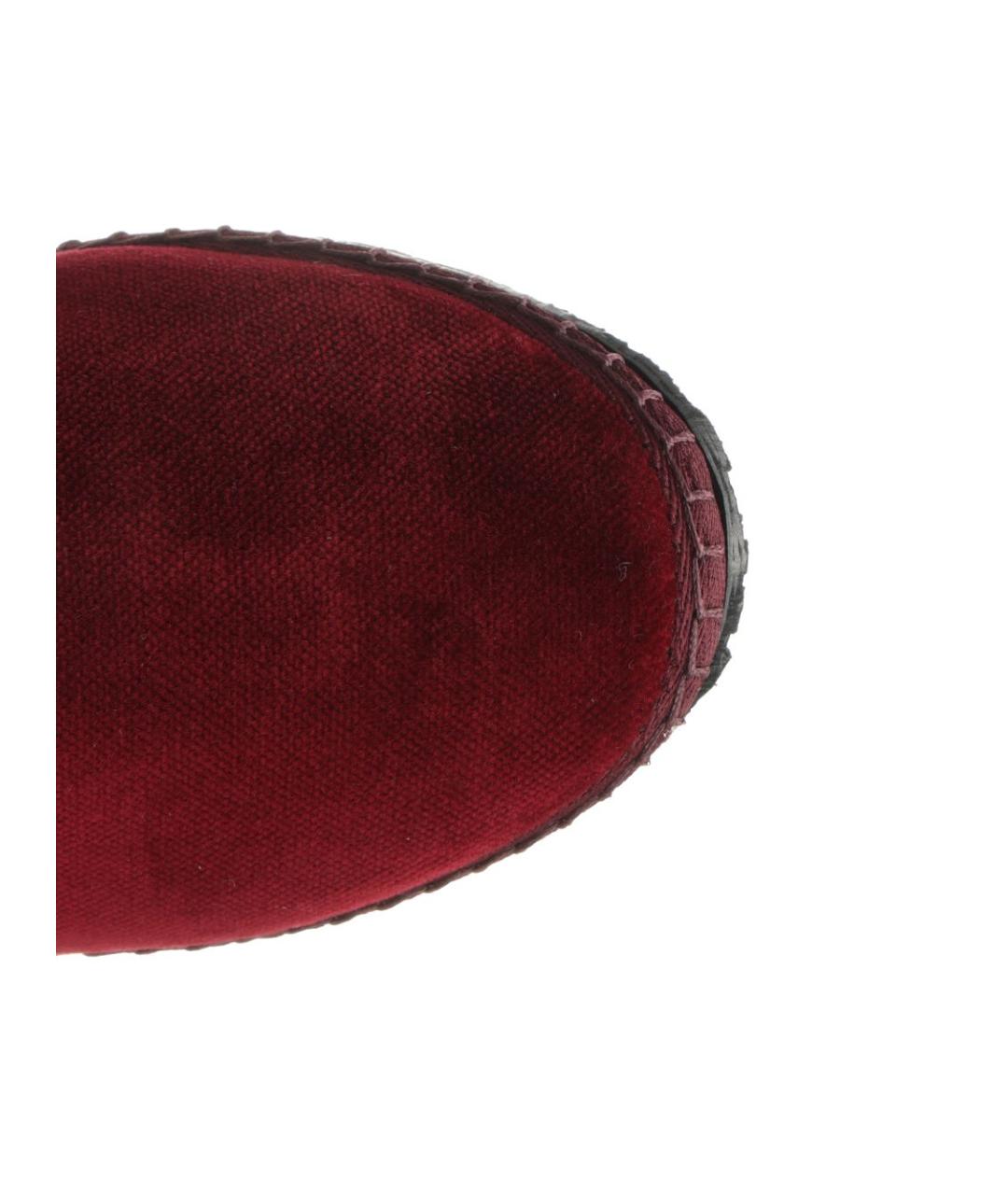 VIBI Бордовые текстильные балетки, фото 4