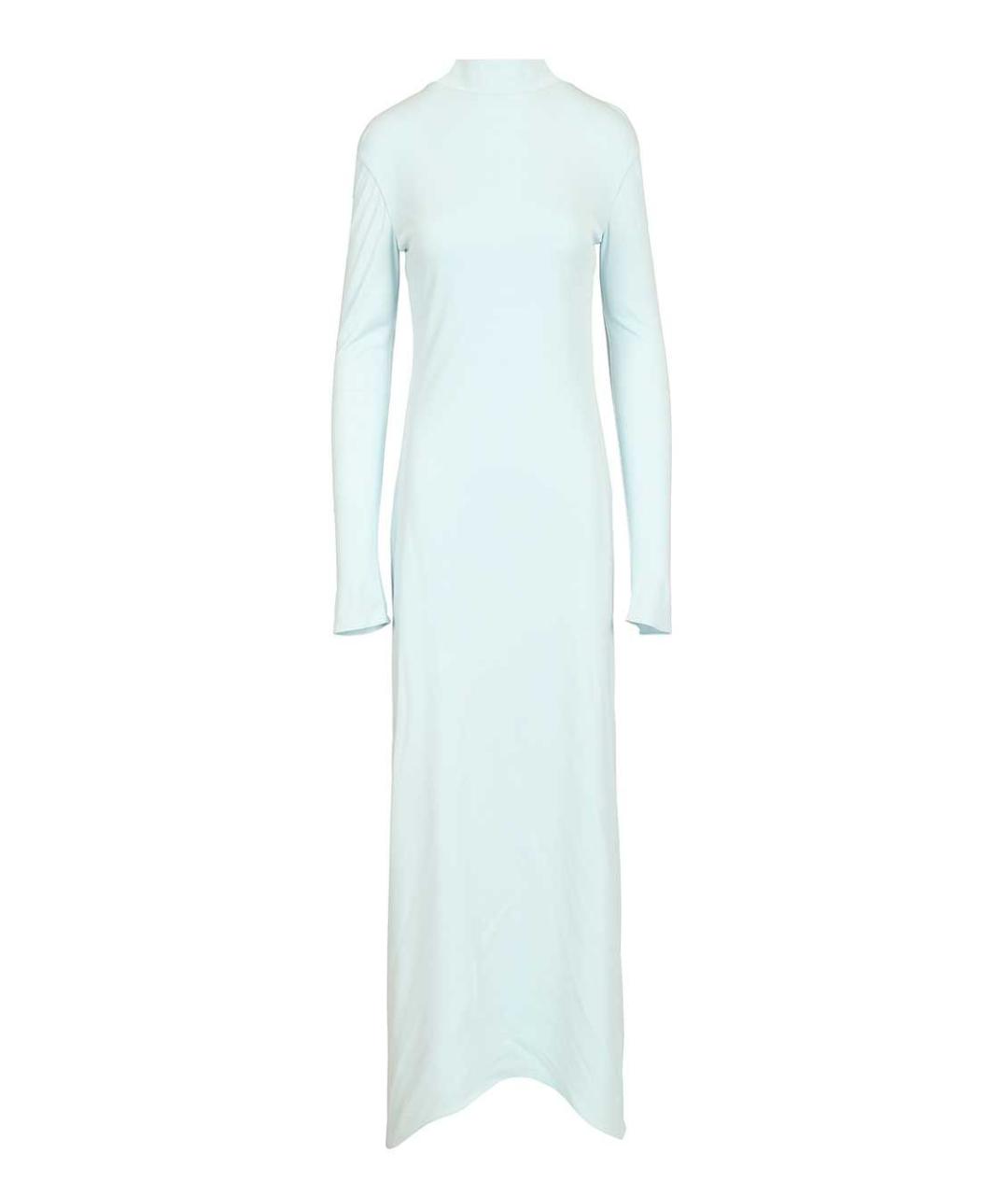 TOM FORD Голубое вискозное вечернее платье, фото 1