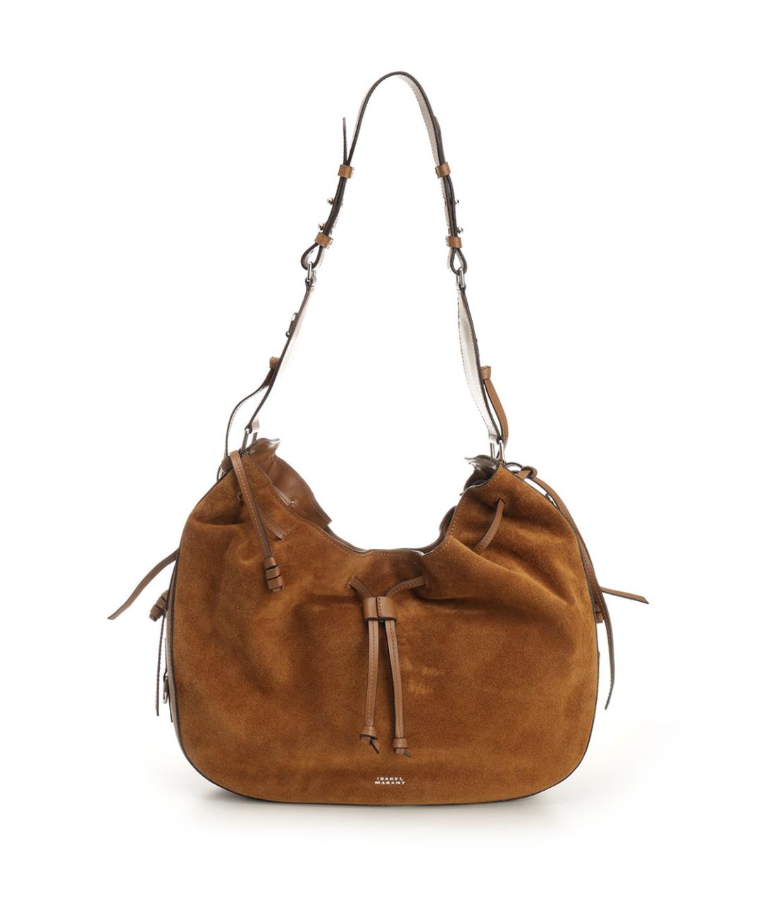 ISABEL MARANT Коричневая замшевая сумка через плечо, фото 1