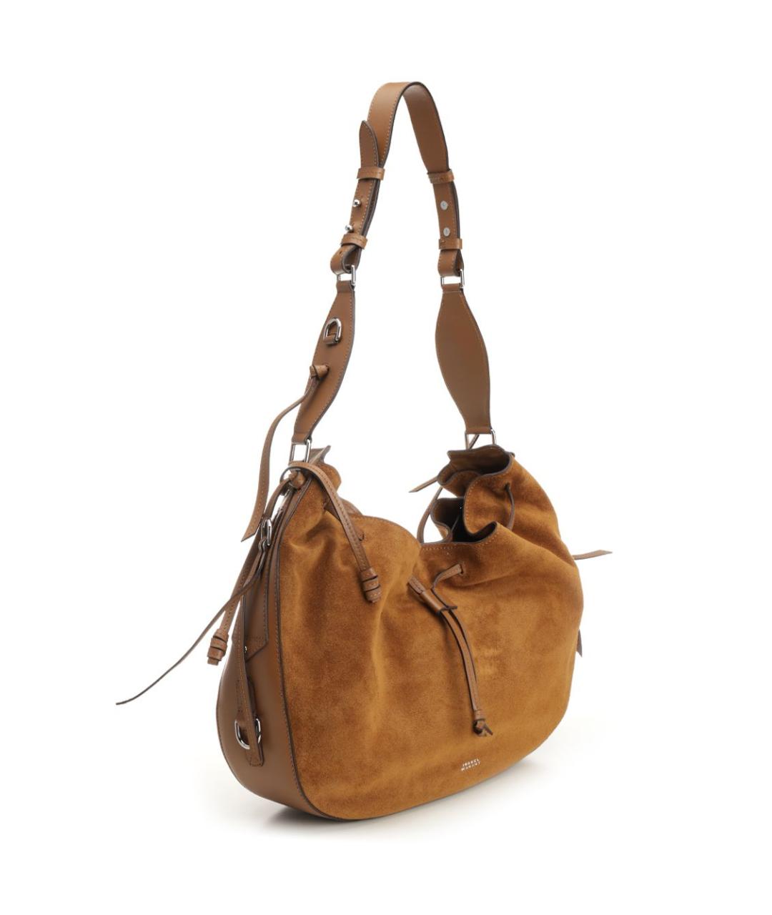 ISABEL MARANT Коричневая замшевая сумка через плечо, фото 2