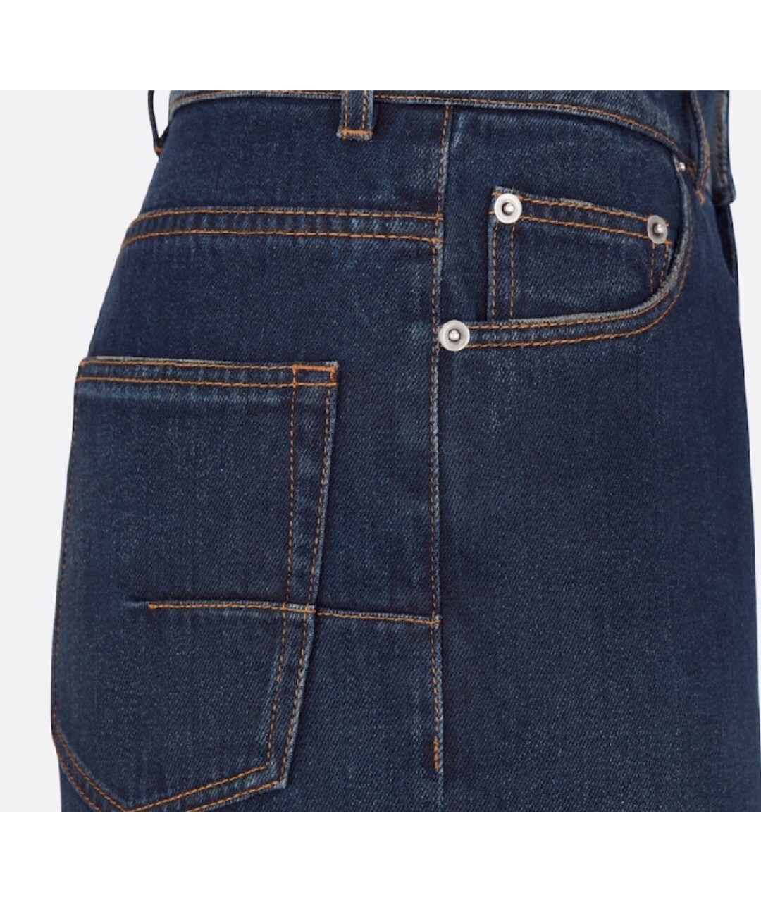 CHRISTIAN DIOR PRE-OWNED Синие хлопковые джинсы клеш, фото 3