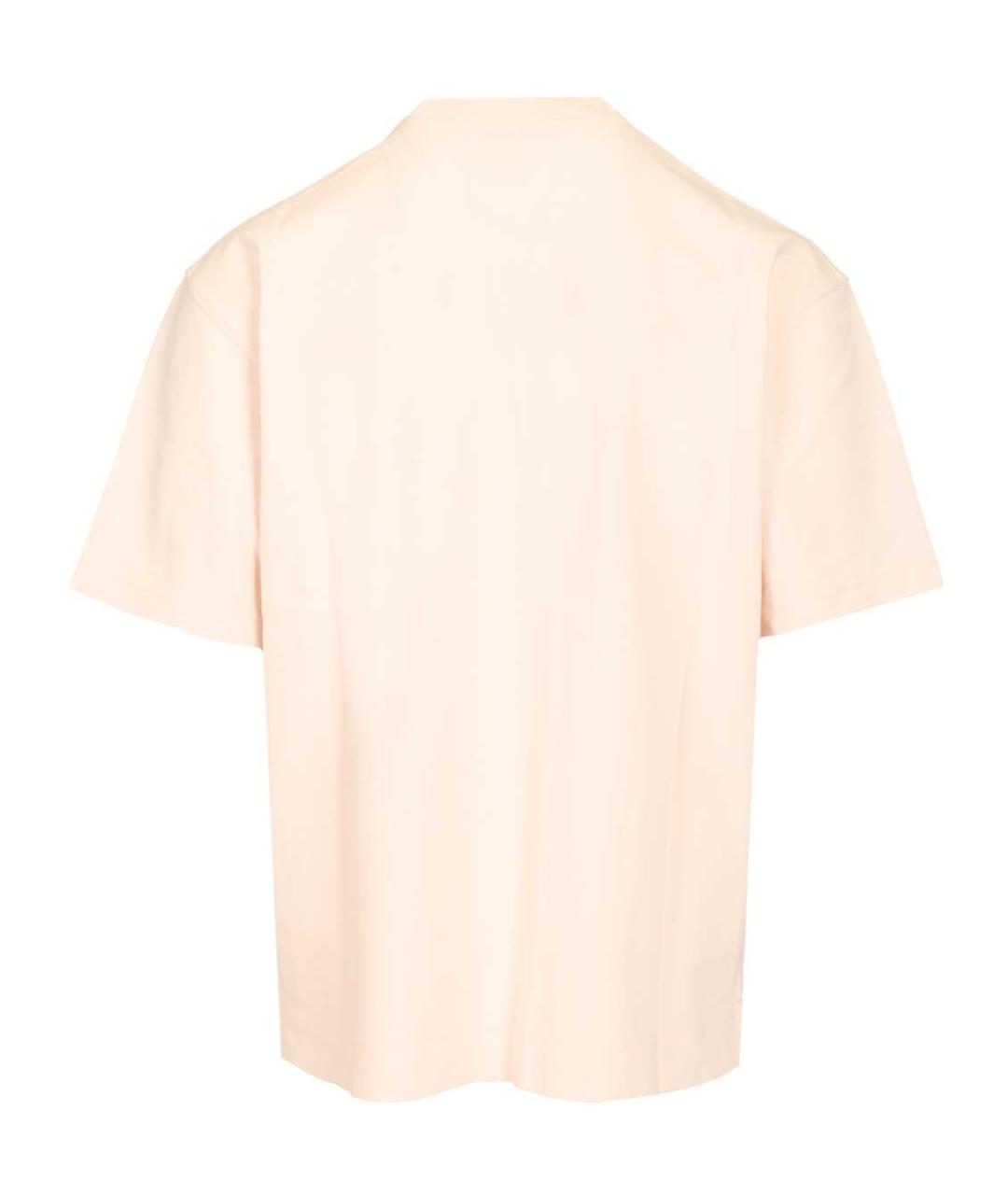 ACNE STUDIOS Розовая хлопковая футболка, фото 2