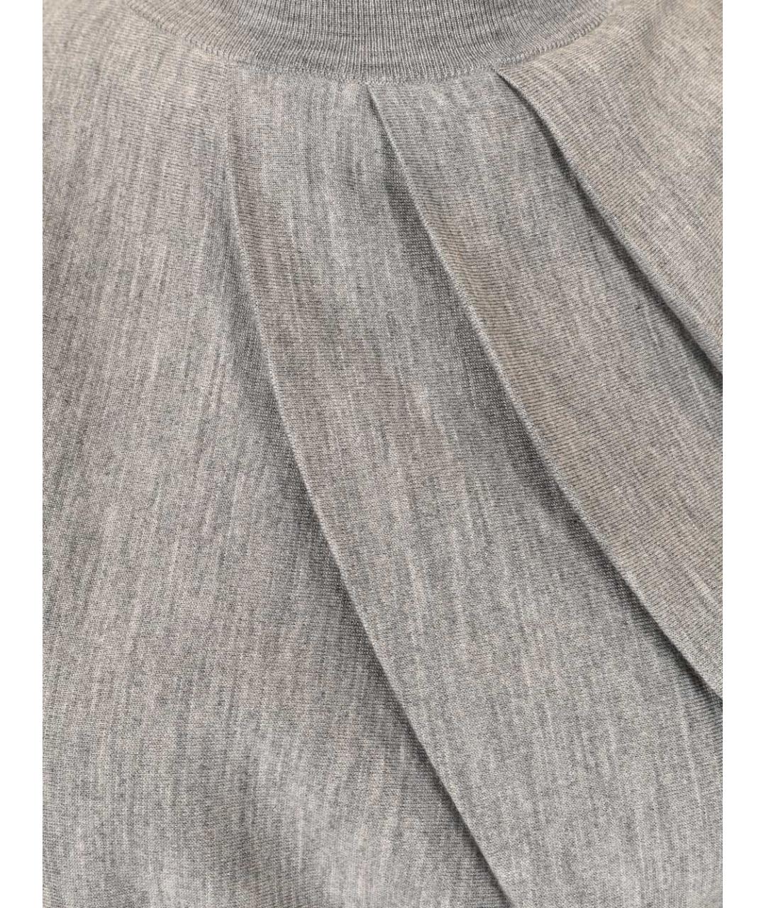 GIVENCHY Серый шерстяной джемпер / свитер, фото 5