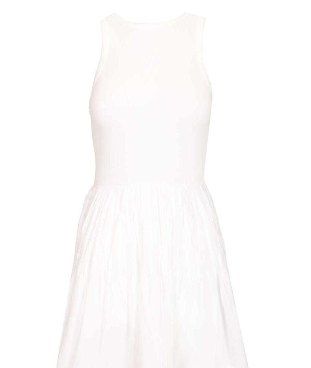 POLO RALPH LAUREN Белое хлопковое повседневное платье, фото 4