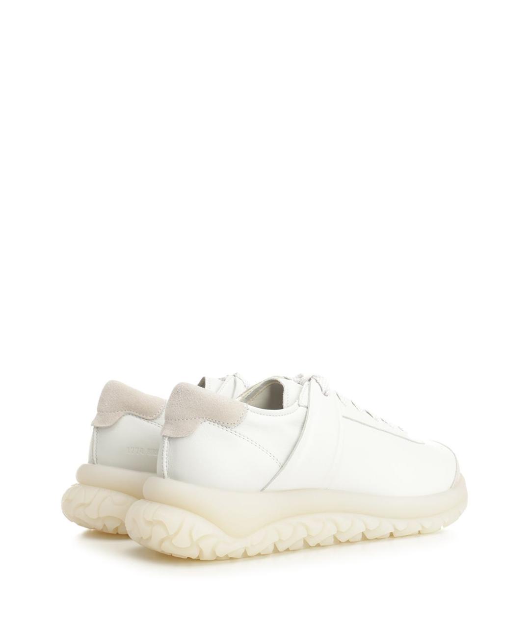 BIRKENSTOCK Белые кожаные низкие кроссовки / кеды, фото 3