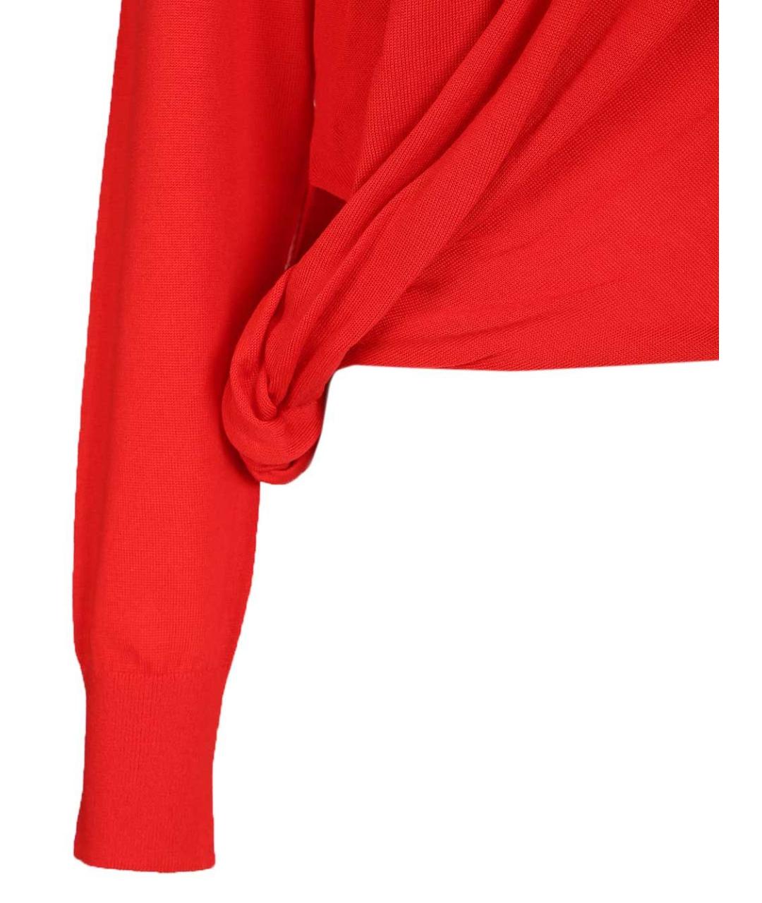 LOEWE Красный шерстяной джемпер / свитер, фото 7
