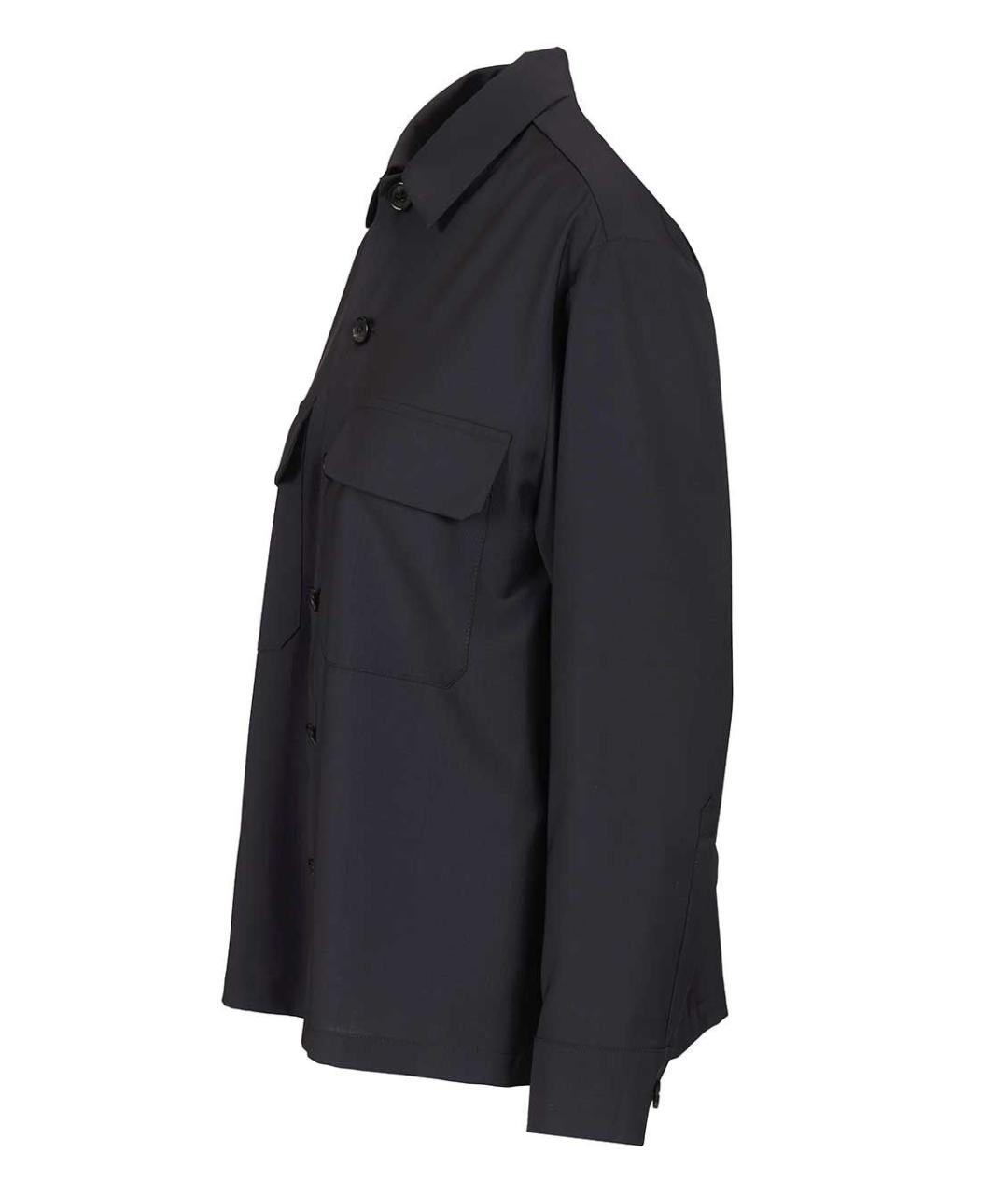 BARENA Темно-синяя шерстяная куртка, фото 3