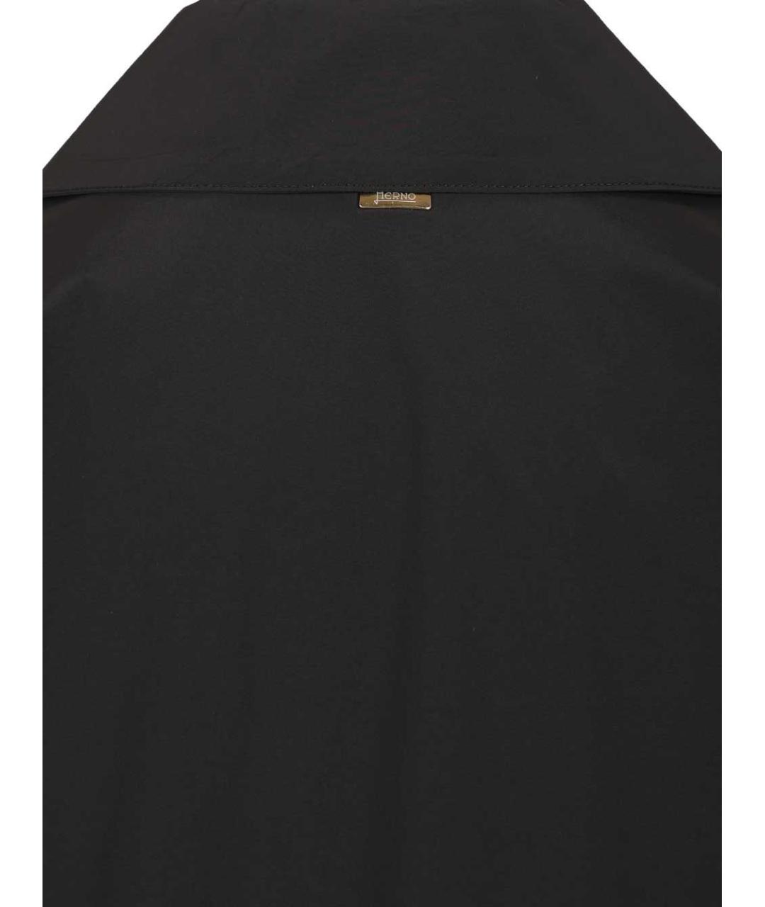 HERNO Черная полиамидовая куртка, фото 5