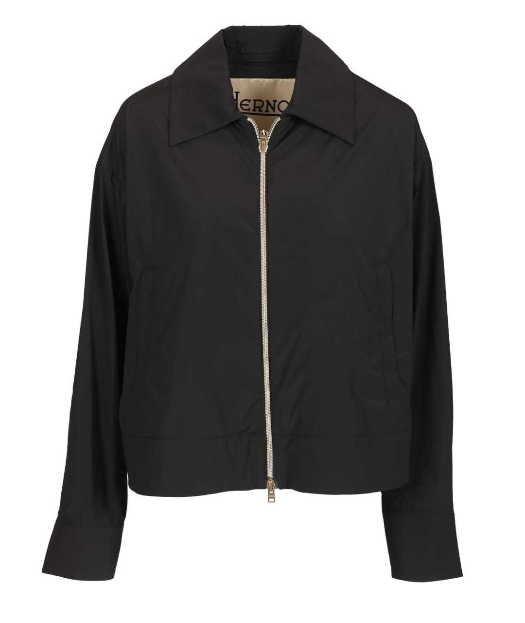 HERNO Черная полиамидовая куртка, фото 1