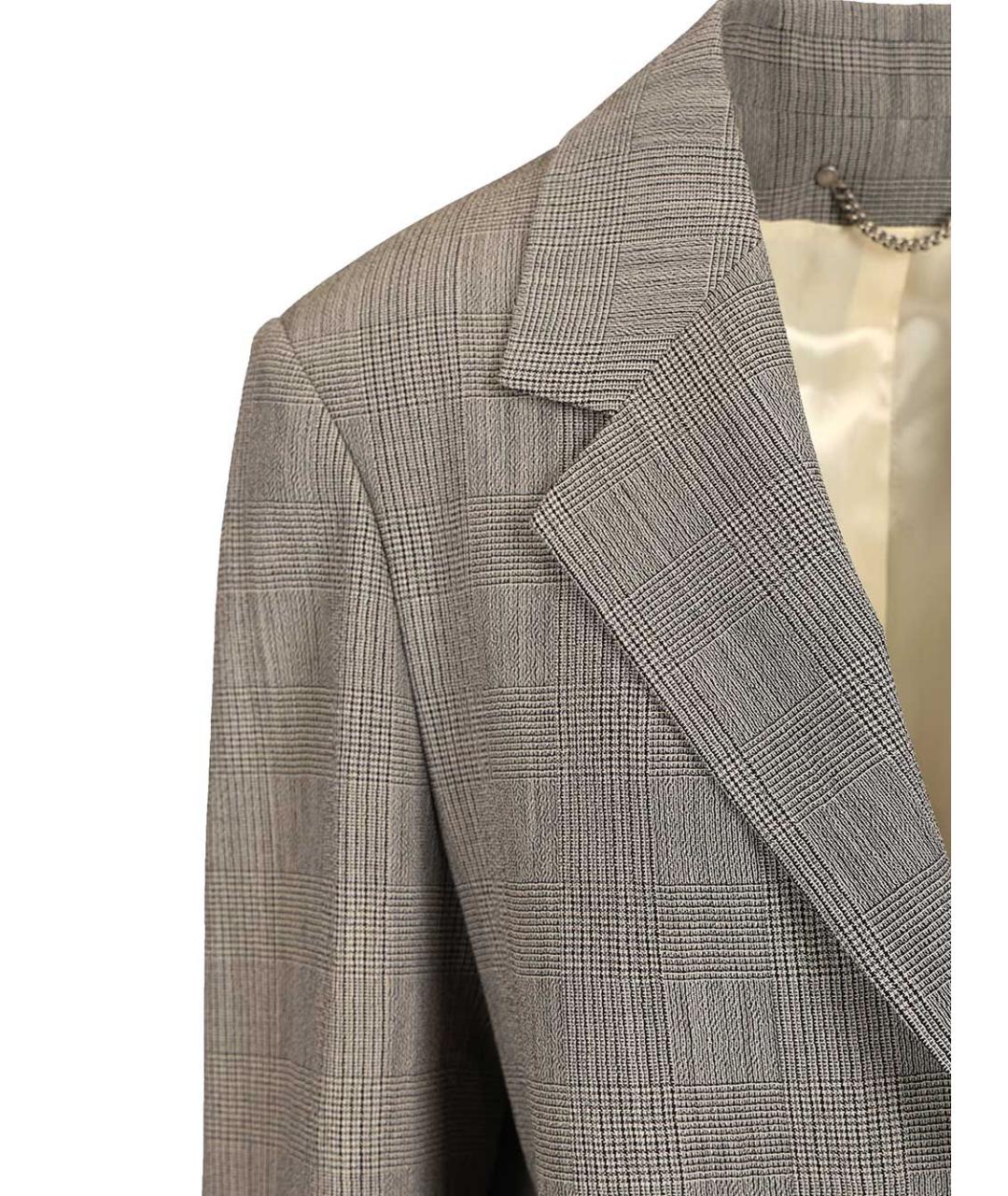 GOLDEN GOOSE DELUXE BRAND Серый вискозный жакет/пиджак, фото 4