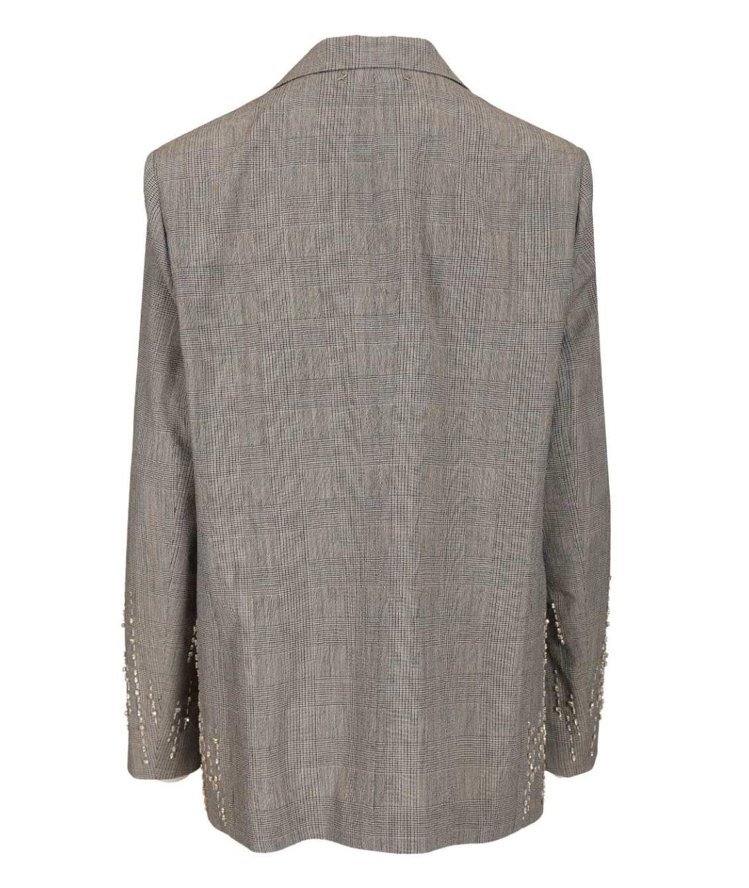 GOLDEN GOOSE DELUXE BRAND Серый вискозный жакет/пиджак, фото 2